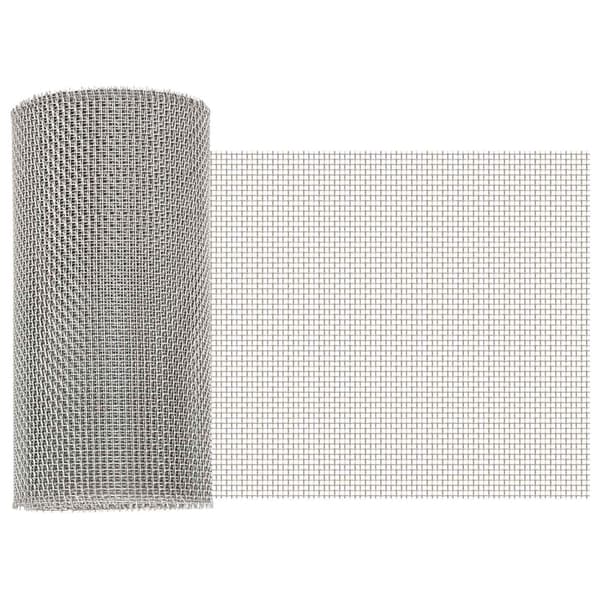 Nätduk 20 x 200 cm 8 Mesh Rostfritt stål 201 Silver