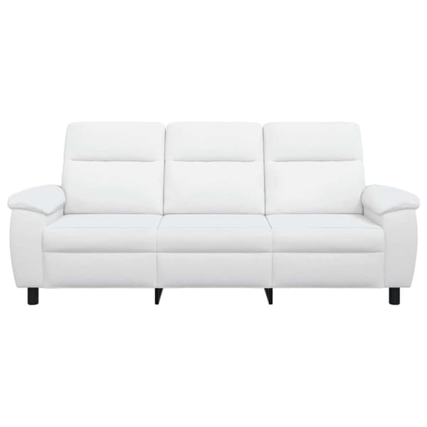 Soffa Vit 214 x 90 x 95 cm Tyg