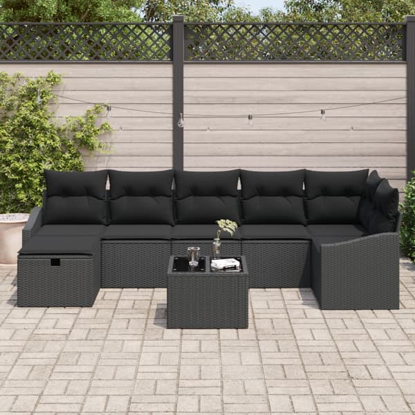 Soffset med kudde med lagring 8 pcs konstrotting