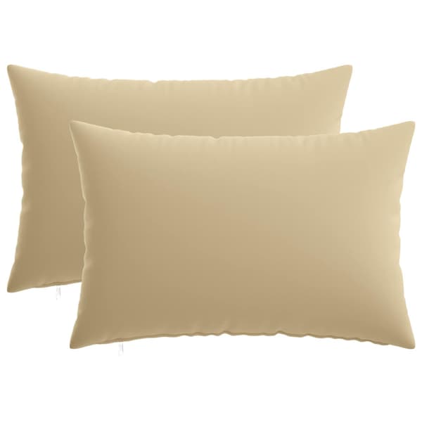 Kudde med kudde HEERLEN 2 st Beige Polyester