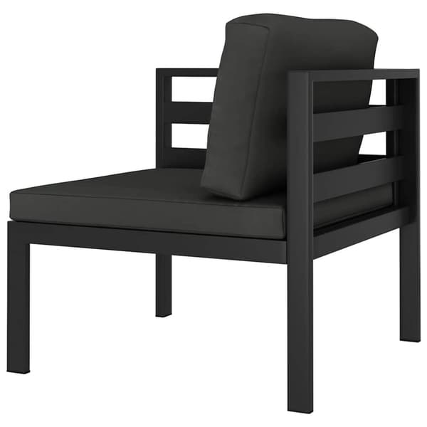 Hörnsits till modulsoffa 1 st med dynor aluminium antracit
