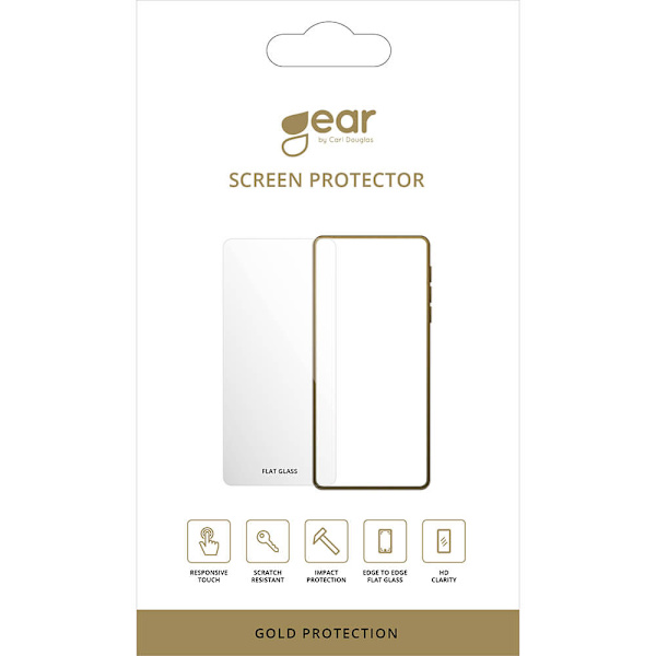 Glass Prot. Flat Case Friendly 2.5D GOLD iPhone 15 Plus/16 Plus