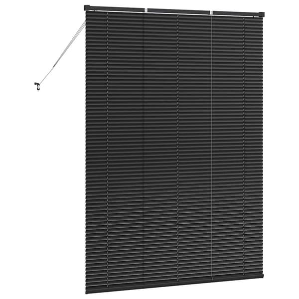 Persienner Svart 175 x 130 cm Aluminium
