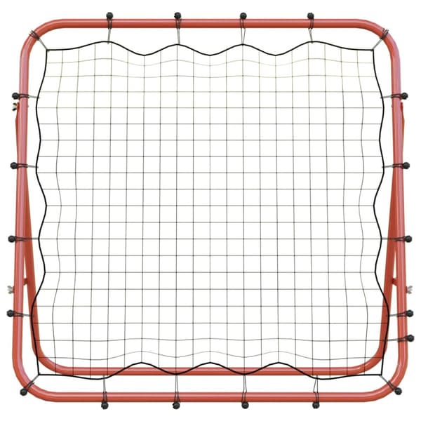 Justerbar kickback rebounder 96x80x96 cm stål & PE