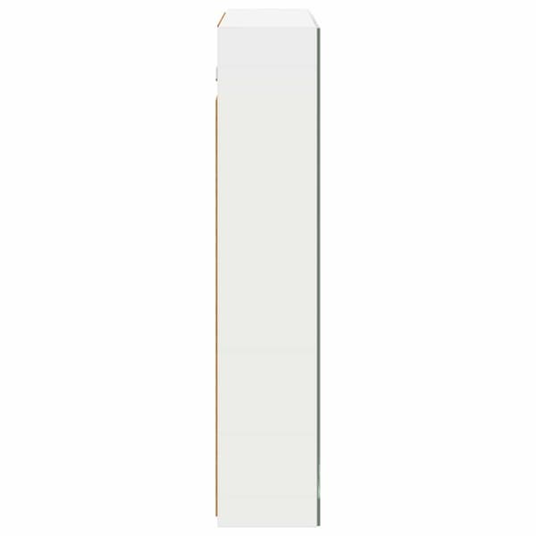 Badrumsspegelskåp Vit 70 x 14,5 x 70 cm Konstruerat trä