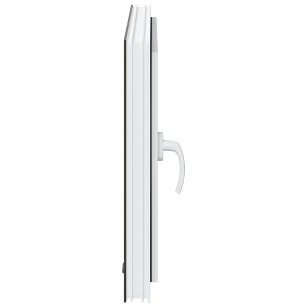 Källarfönster RISOR Antracit 80 x 50 cm PVC och glas