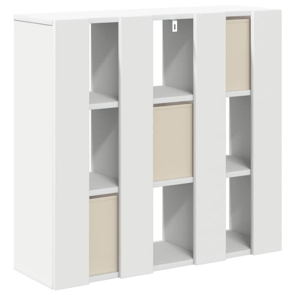 Sideboard med låda Vit 73,5 x 24 x 69,5 cm