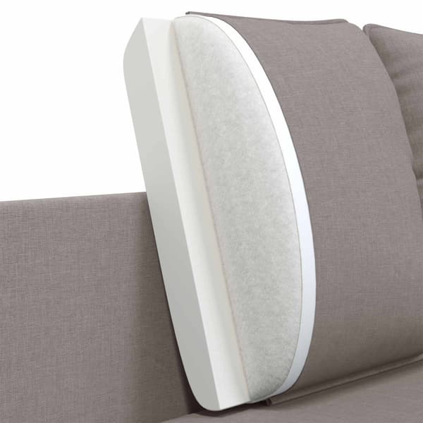 2-sits soffa Taupe 188 x 81 x 89 cm Tyg