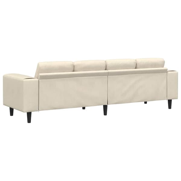 Soffa Kräm 250 x 77 x 76 cm Kordread tyg