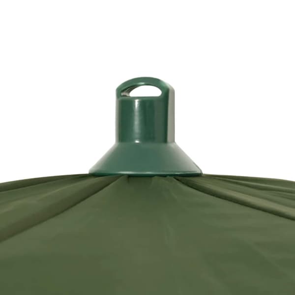Fiskestångsparaply 218 x 185 cm Oxford Polyester Gul armé