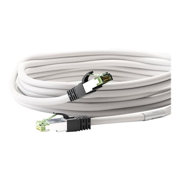 goobay patch-kabel - 15 m - vit
