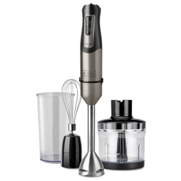Hand Blender 1200W Brushed Accessories