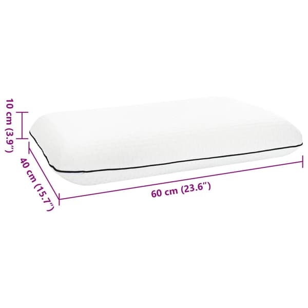 Sovkudde Enfärgad Vit 60 x 40 x 10 cm Gelskum