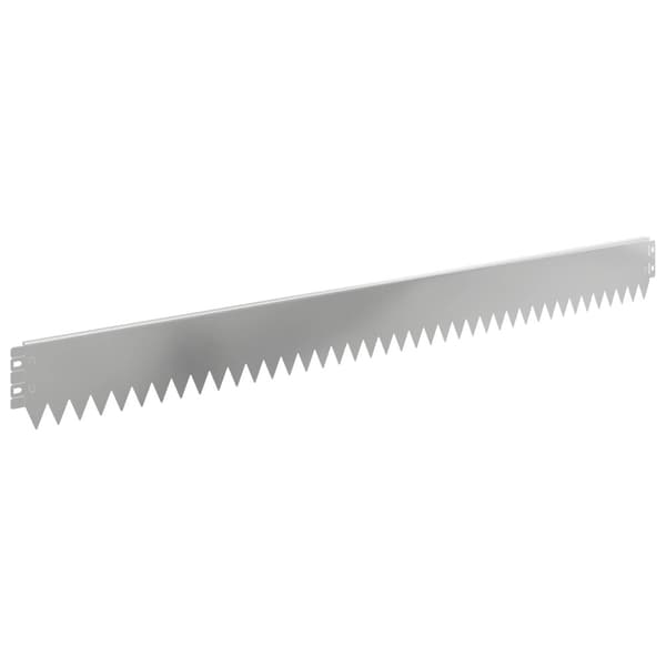 Kant för gräsmatta 10 pcs 103 x 10 cm Stål Silver