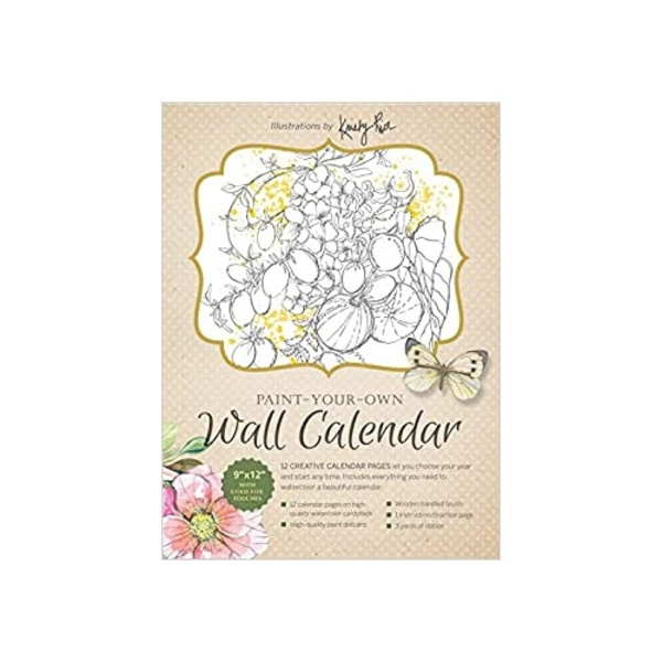 Paint-Your-Own Wall Calendar : Illustrations by Kristy Rice (häftad, eng)