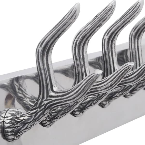 Klädkrokar av aluminium Hatt/slips Silver