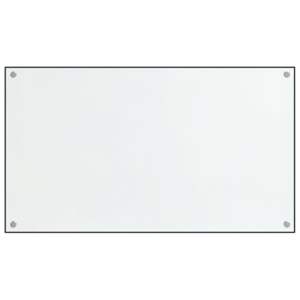 Stänkskydd 2 st transparent 70x50 cm härdat glas