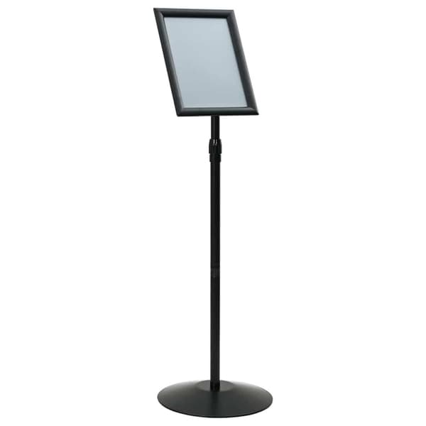 Pedestal affischställ Silver a3 PVC och stål