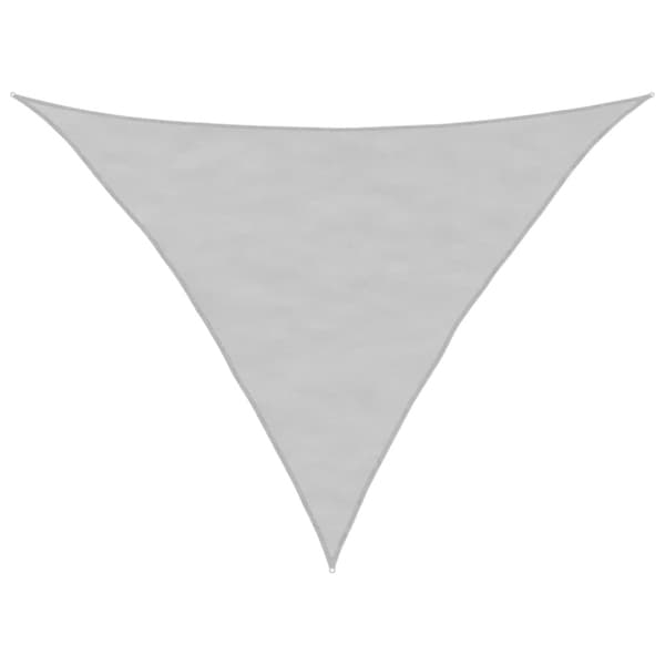 Solsegel ljusgrå 2,5x2,5x3,5 m 100% polyesteroxford