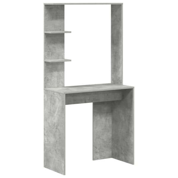 Skrivbord 2 pcs Betonggrå