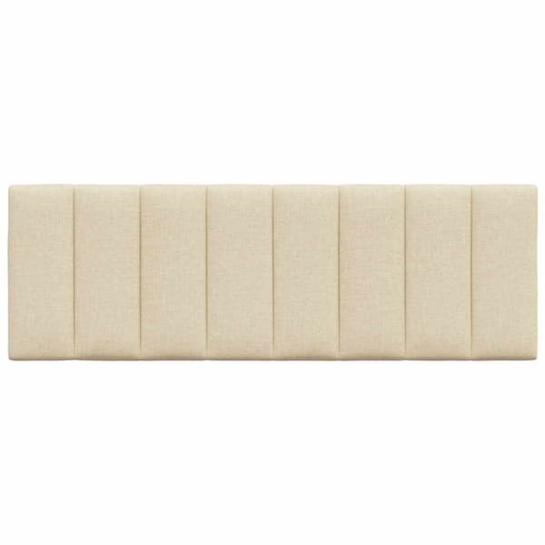 Headboard Cushion "Hanko" Cream 140 cm Fabric