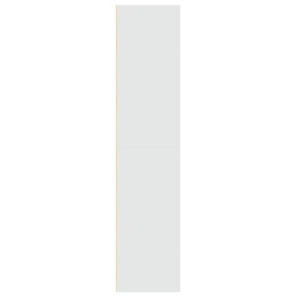 Högskåp vit 70x41x185 cm konstruerat trä
