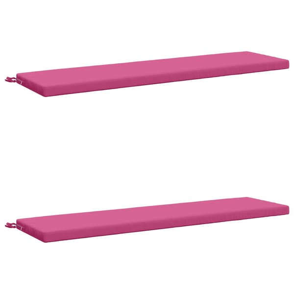 2-delade Bänk Kuddar SOEST 2 st 100% Polyester Rosa