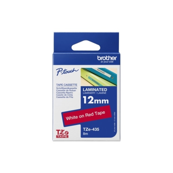 Brother TZe-435 - bandlaminat - 1 kassett(er) - Rulle (1,2 cm x 8 m)