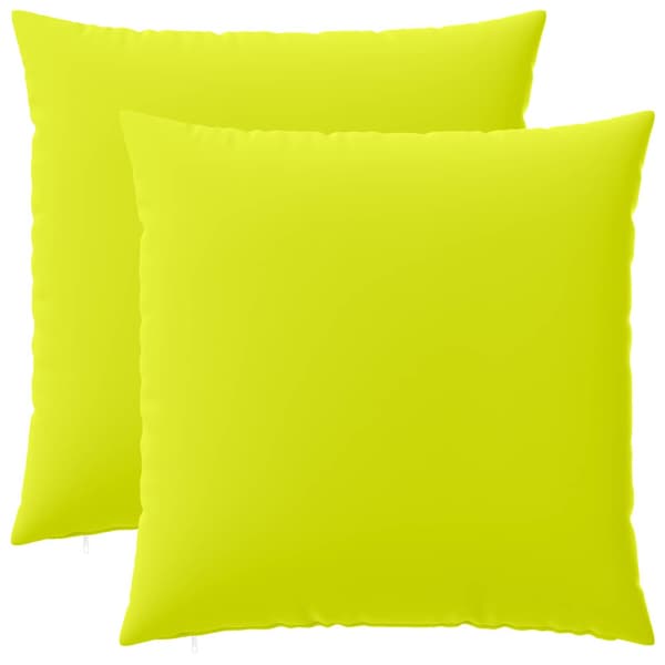 Kudde med kudde HEERLEN 2 st Klart grön. Polyester