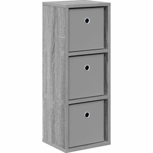 Sideboard med låda Grå Sonoma 25,5 x 22 x 69,5 cm