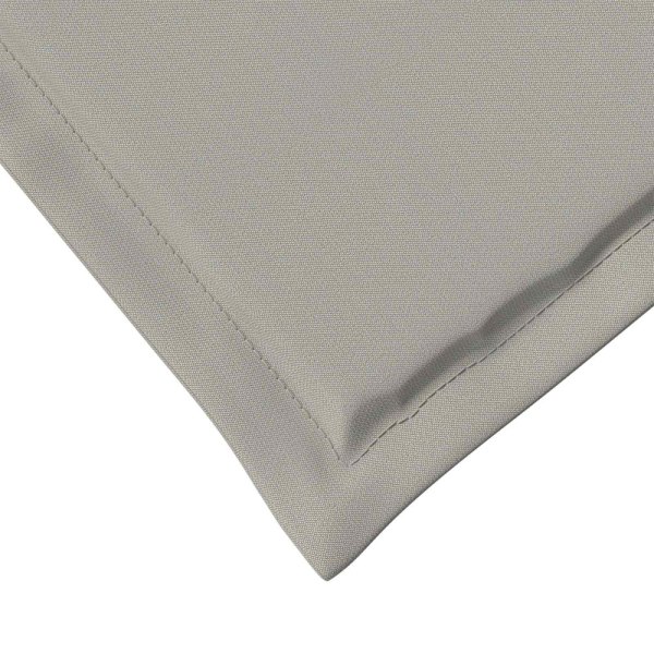 Sittkuddar 2 pcs Ljusgrå 47 x 36 x 2 cm Polyester