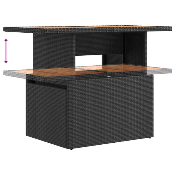 Utomhusmatbord 3 pcs konstrotting