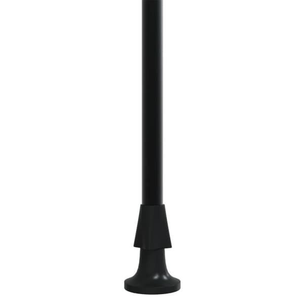 Markis infällbar antracit 400x150 cm tyg och stål