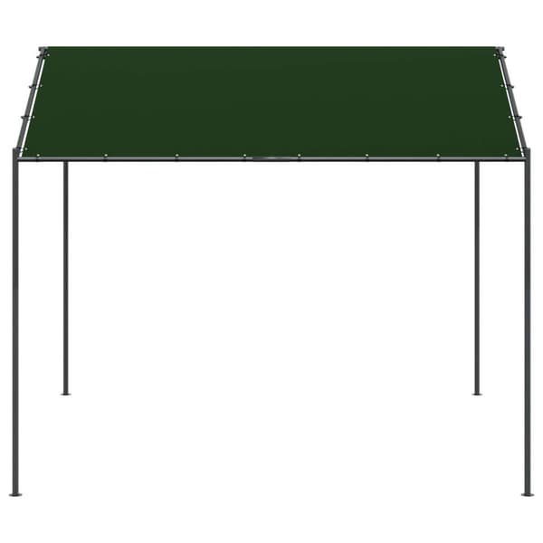 Paviljong 4 x 4 x 2,6 m Taupe Polyester och Stål