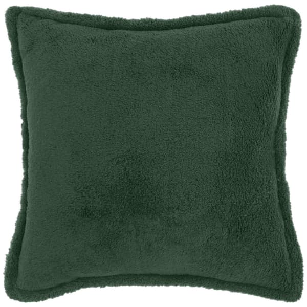 Kuddöverdrag 2 st HOUTEN Mörkgrön 60 x 60 cm Bouclé