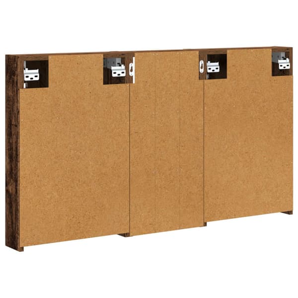 Badrumsskåpsset 3 st 110 x 10,5 x 60,5 cm Konstruerat trä