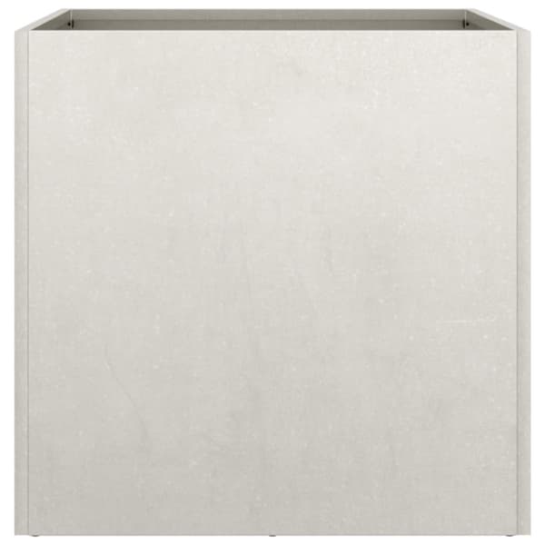Odlingslåda silver 42x40x39 cm rostfritt stål
