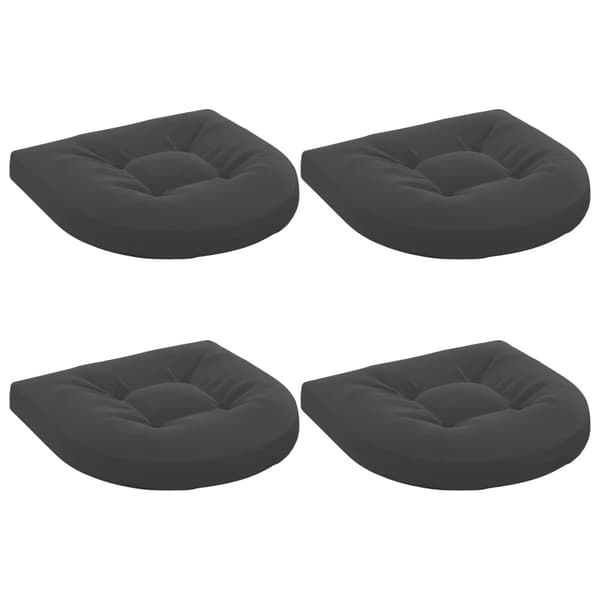 4-delade Sittdynor 4 st 100% Polyester Antracit 45 x 45 x 5 cm
