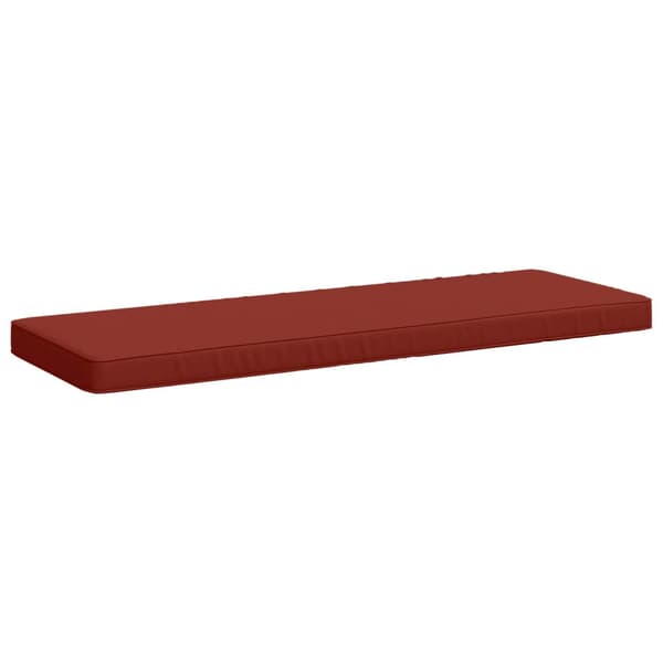 1-delad Bänk Kudde VUGHT 100% Polyester Röd 110 x 40 x 5 cm
