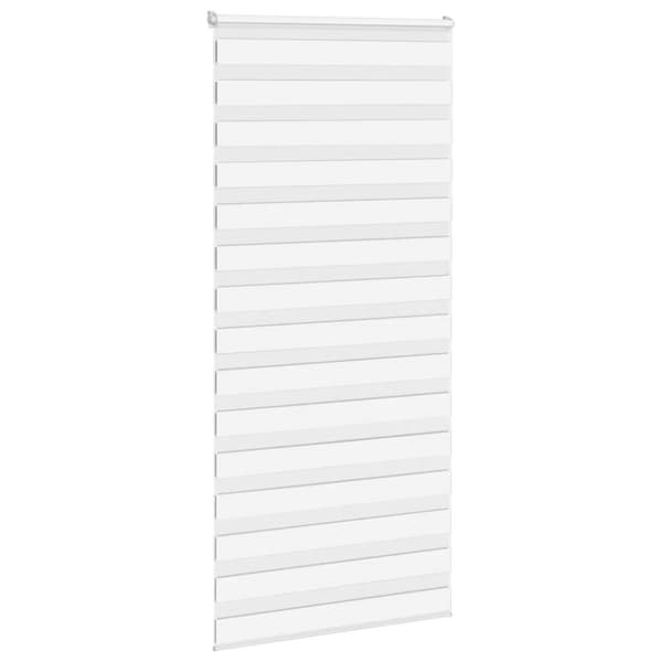 Rullgardin zebra vit 110x230 cm tyg bredd 105,9 cm polyester