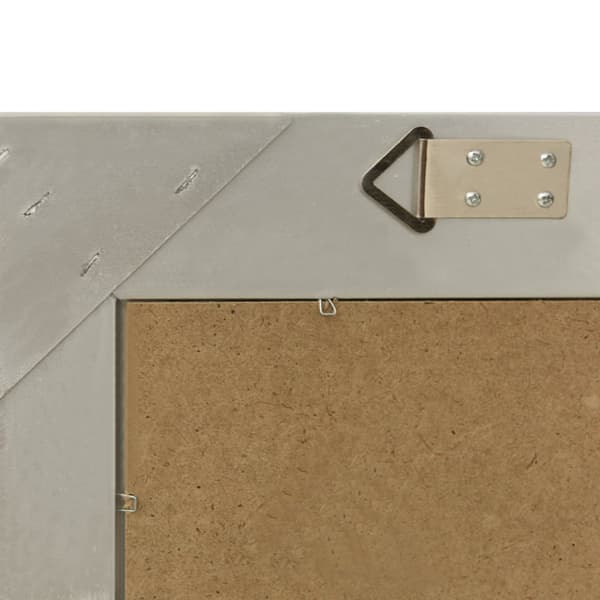 Väggspegel barockstil 60x40 cm silver