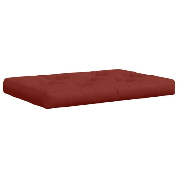 Pallkudd VIANEN 100% Polyester Röd 120 x 60 x 12 cm