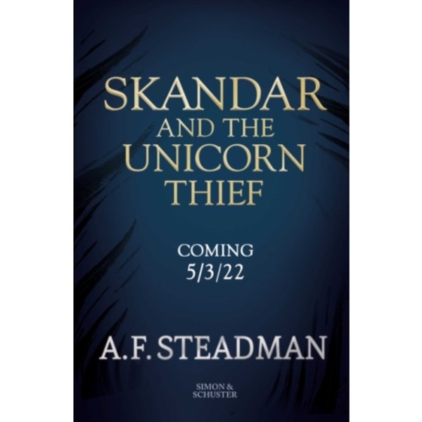 Skandar and the Unicorn Thief (inbunden, eng)