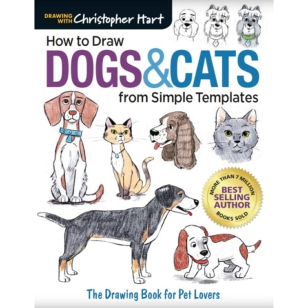 How to Draw Dogs & Cats from Simple Templates (häftad, eng)