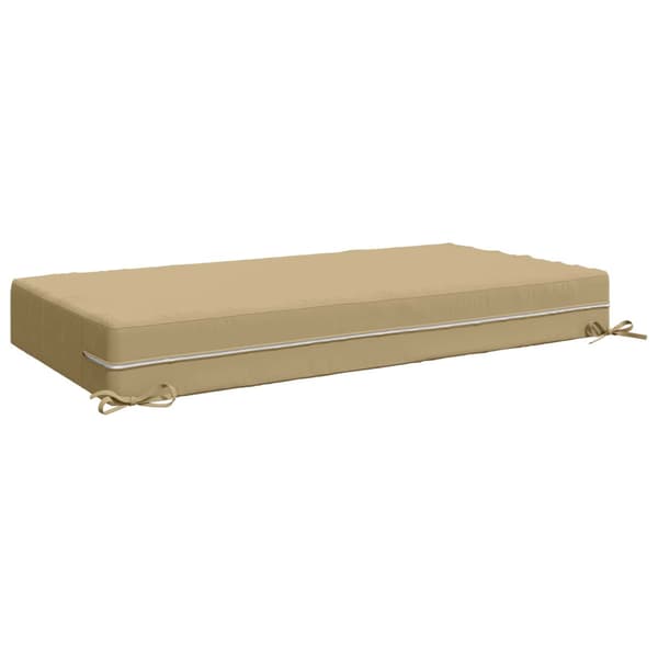 Sittkudde SOEST 100% Polyester Beige 120 x 80 x 15 cm