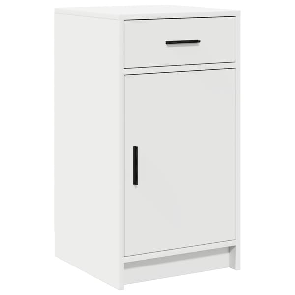 Smyckebord med spegelbelysning 2 pcs Vit Konstruerat trä