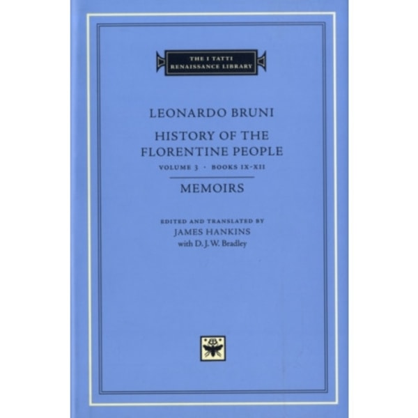 History of the Florentine People (inbunden, eng)