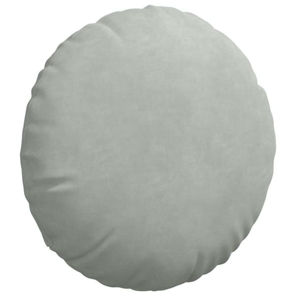 Sittkuddar 2 pcs Ljusgrå Ø 40 x 13 cm Sammet