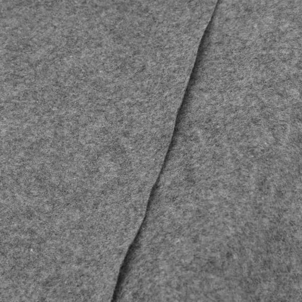 Bottenmatta ljusgrå Ø306 cm polyester geotextil