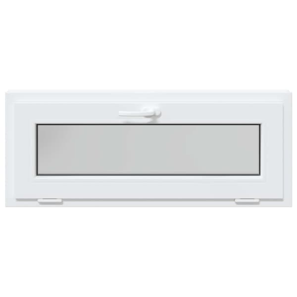 Källarfönster RISOR 100 x 40 cm PVC och glas Vit